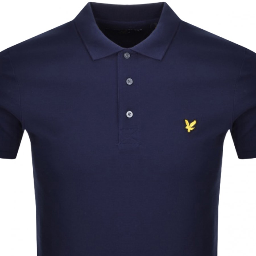 Alternative Image for ProductLyle And Scott Short Sleeved Polo T Shirt Navy2